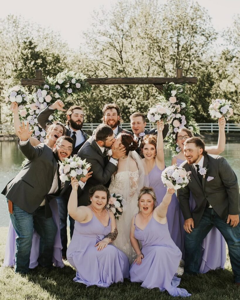 Luxury wedding ceremony flowers at a garden wedding venue in Lancaster PA near Philadelphia