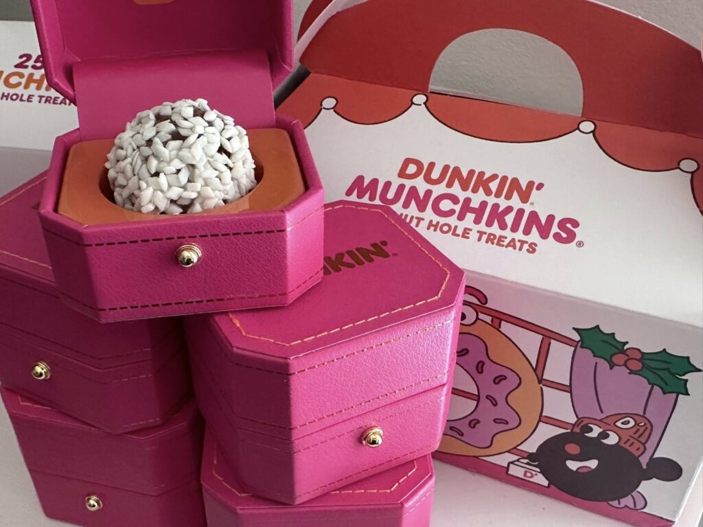 National Proposal Day Dunkin Promotion with Vera Wang